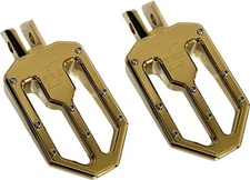 Pro One Performance Moto Footpegs Gold #500752TIN Harley Davidson