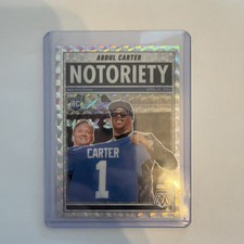 2025 Panini Mosaic - Notoriety Abdul Carter #14 Mosaic Prizm (RC)
