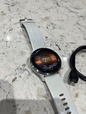 Garmin Venu 3 45mm Silver Stainless Steel Bezel Whitestone Case + Silicone Band