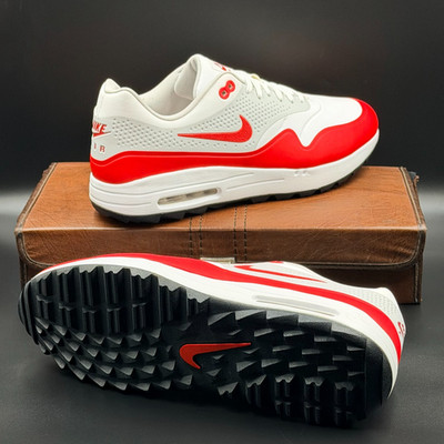 Size 13 - Nike Air Max 1 Golf University Red
