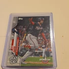 Topps 2020 Opening Day Juan Soto Washington Nationals #27 MLB Bat toss SSP