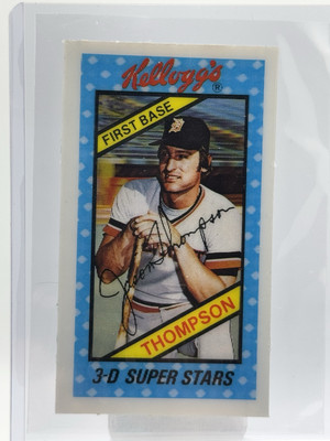1980 Kellogg's 3-D Super Stars - #17 Jason Thompson Detroit Tigers