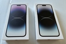 2 Apple iPhone 14 Pro Max 1 Deep Purple 1Space Black 128 GB EMPTY BOXES ONLY 