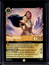 2026 Disney Lorcana: Winterspell Pocahontas  Peacekeeper Legendary #22/204