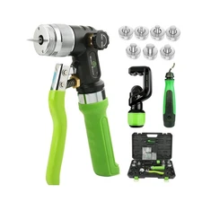 Hydraulic Copper Pipe Tube Expander Kit with 7 Swaging Heads