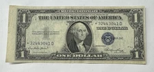 1935E $1 Silver Certificate Miscut & Off-Center Error - STAR Note - UNCIRCULATED
