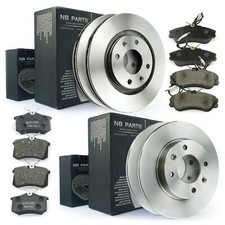 4x Brake Discs Brake Pads Front Rear for Citroen Berlingo Peugeot Partner