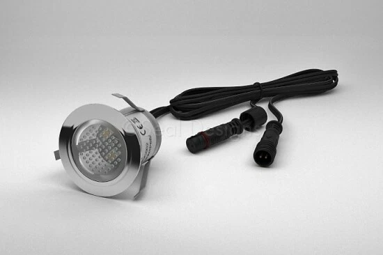 10 x 30mm LED Lights Deck/Decking/Plinth/Kickboard/Recessed/Kitchen - 7 Colours - Image 2 of 4