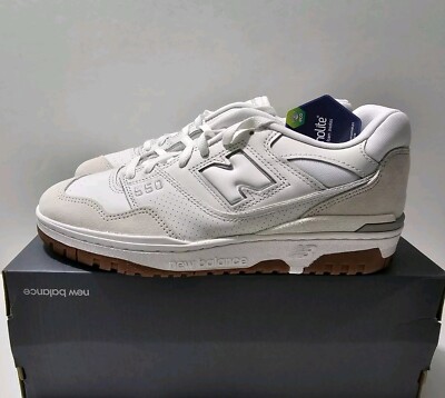 New Balance BB550 White Beige Gum Men's Shoes Sz 8 (BB550WGU)