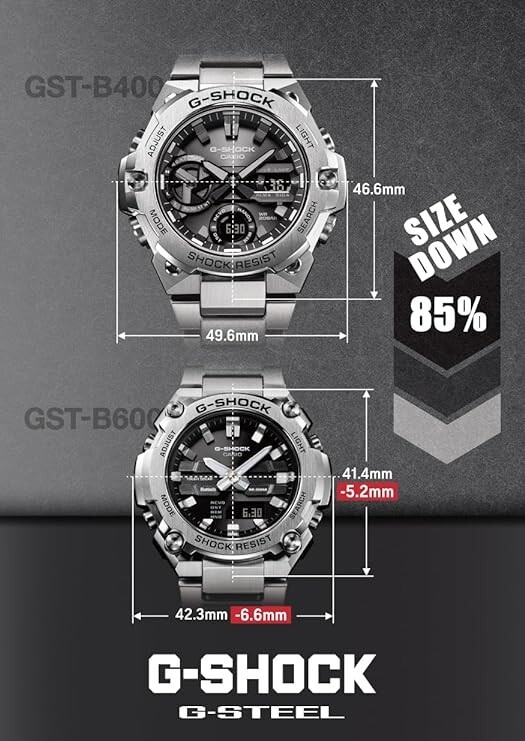 CASIO G-SHOCK GST-B600D-1AJF G-STEEL Bluetooth Solar Ana