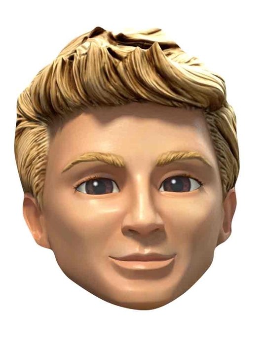 Gordon Tracy from Thunderbirds are Go Single Card Party Fun Face Mask - Puppet