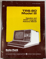 1980 Radio Shack TRS-80 Model III Operation and BASIC Language Reference Manual