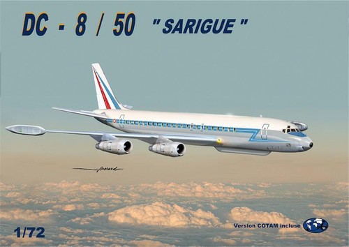 Mach 2 GP110AAF 1:72 Douglas DC-8/50 'Sarique' (Version COTAM dabei)