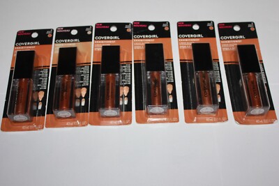 COVERGIRL Exhibitionist Liquid Glitter Eyeshadow #5 Gilty Party Lot Of 6 In Box