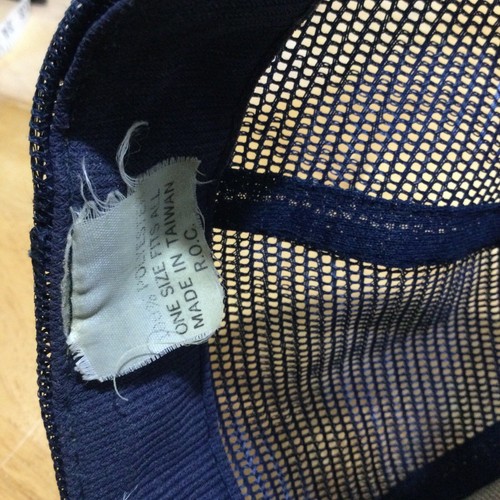 Cappello camionista vintage NASA Space Center logo snapback maglia berretto da baseball nave schiuma blu - Foto 7 di 7