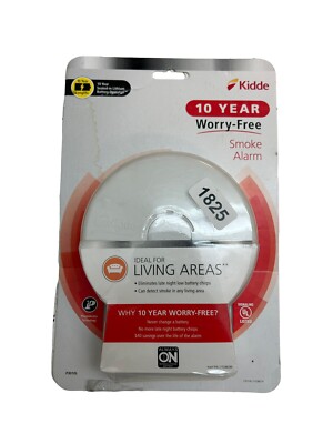 Kidde P3010L 10 Year Worry Free Battery-operated Photoelectric Smoke Alarm