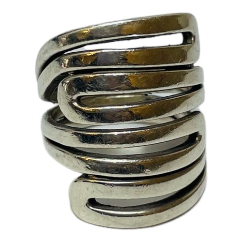 Silpada Sterling 925 Silver Modern Maze Ring R1532 Sz 6.25 - .36
