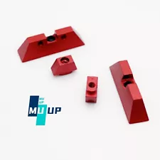 2 Pack Front Sight Rear Sight Fit for Glock 17 19 22 23 24 26 27 31 34 35 Red
