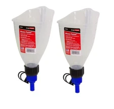 2 ~ FloTool Measu-Funnel Easy Grip Handle On/Off Adjustable Plastic Spout 1 Pc