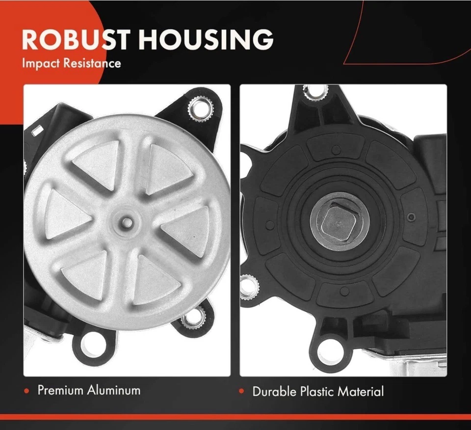 Motor elevador de ventana eléctrica lado del conductor delantero para Nissan Altima Frontier 2000-2019 Foto 4 de 4