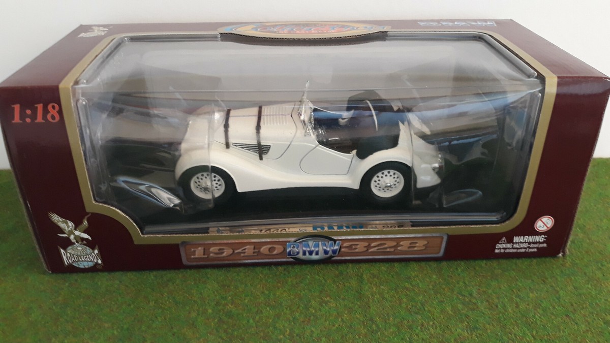 BMW 328 cabriolet 1940 blanc 1/18 YAT MING ROAD LEGENDS 92288