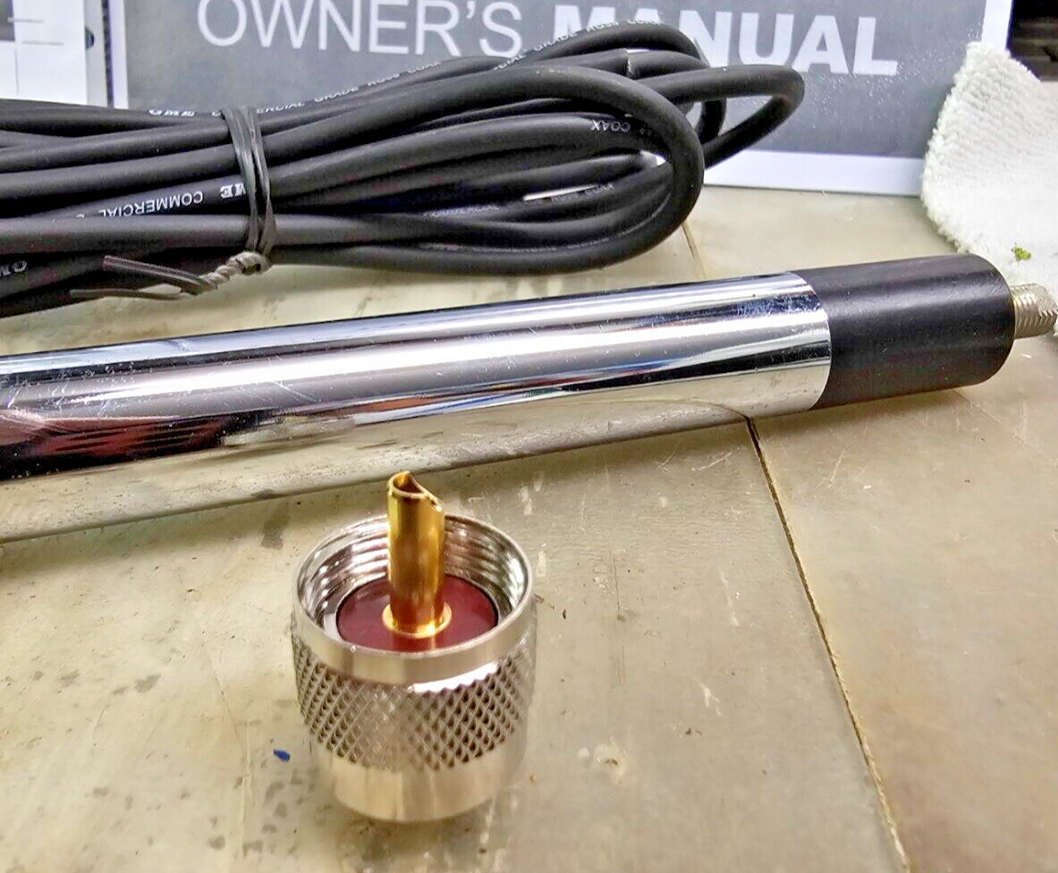 UNIDEN UH8010S 80 CHANNEL UHF CB RADIO SET UP WITH MATCHING UHF