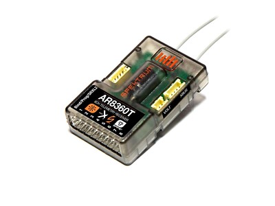 Spektrum AR8360T, 8 Kanal, DSMX Telemetrieempfänger, mit SAFE und AS3X.