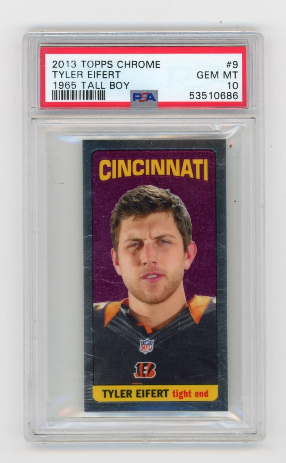 Tyler Eifert Topps Chrome 1965 Tall Boy #9 Base