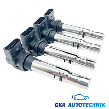 4x Zündspule Zündmodul für Seat Ibiza Skoda Fabia VW Polo 6R 9N Audi A3