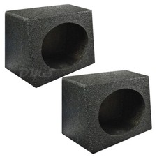 2 QBomb 6x9 Inch Sealed Wedge Car Audio Speaker Box Enclosure Pods - 6" x 9"
