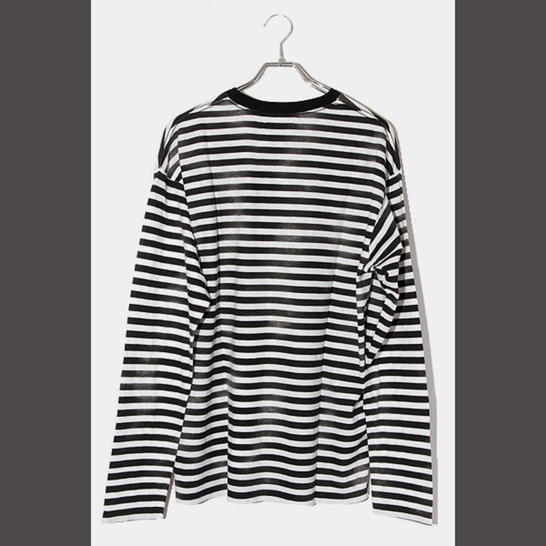 L 2023AW MINEDENIM My Denim Hazy Border S T-SH Long Sleeve Tee WPT 