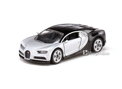 Siku 1508, Auto Sportiva Bugatti Chiron, Auto Giocattolo Per Bambini Metallo Plastica Blu Arancio Porte Apribili 2 2 - Foto 5