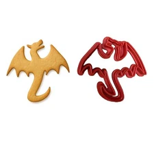 Flying Dragon Cookie Cutter - Perfect for Fantasy Enthusiasts - 3" to 8"