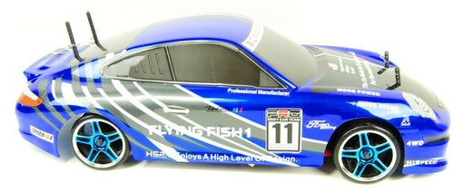 RC Car Drift Car HSP Porsche Electric Blue 1/10 + Radio Control RTR - Not a toy - Picture 6 of 12