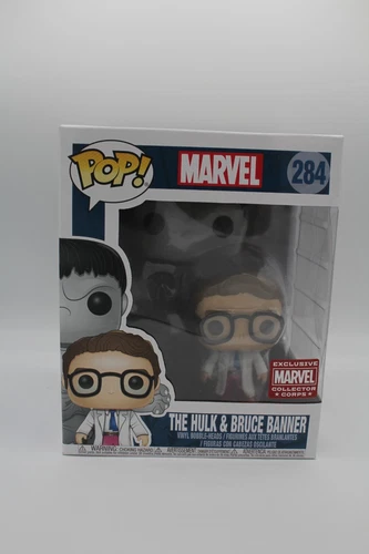 Funko POP! Hulk & Bruce Banner #284 Marvel Collector Corps Exclusive Vinyl