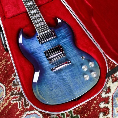 2019 gibson sg high performace bluebarry fade guitar - Picture 4 of 5