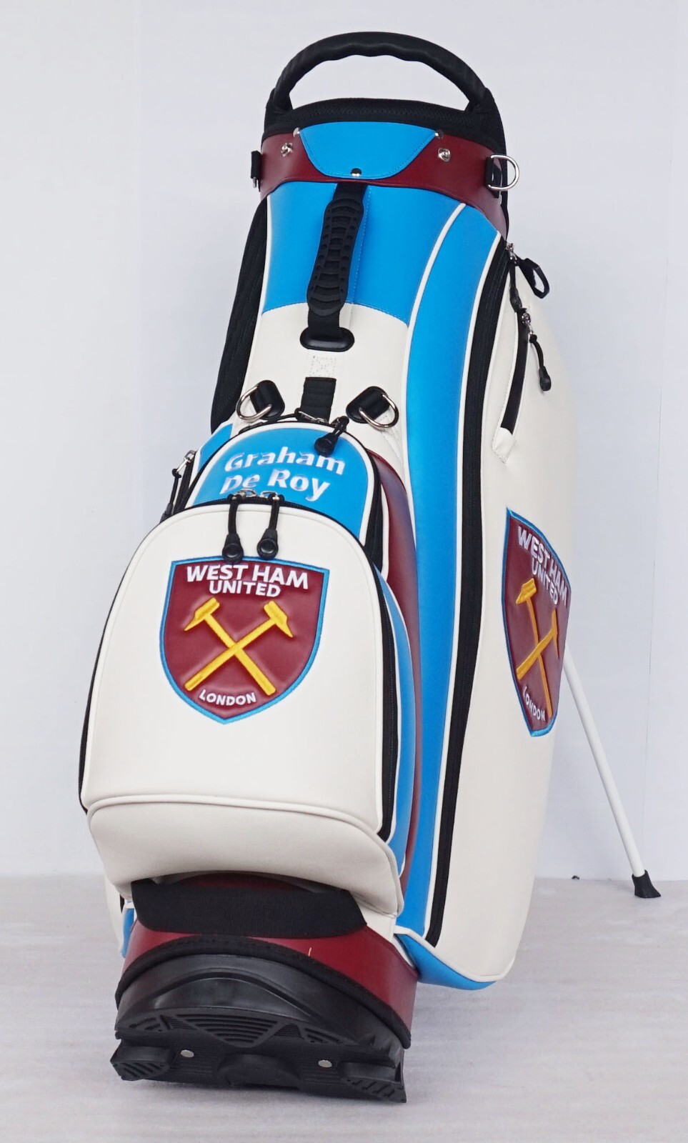 WEST HAM UNITED FC Custom Golf Bag Personalised with your name and