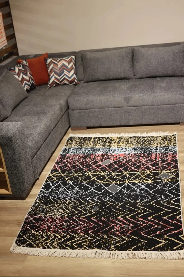 Decorative Double-Sided Model and Color Options Famous Ushak Kilim Carpet - Image 4 of 4