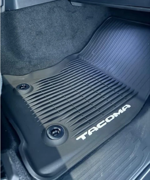 2024 2025 Tacoma Double/Crew Cab All Weather Floor Liners Mats 4 Piece Foto 3 de 3