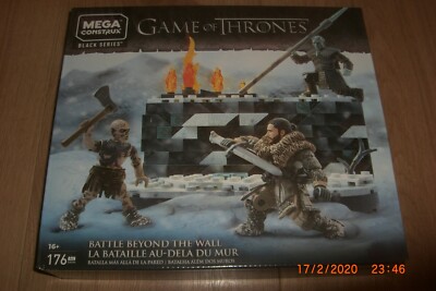 Game of Thrones Battle beyond the Wall Mega Construx Black Series 176 Teile NEU