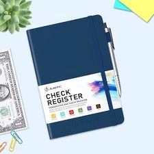 A5 Check Registers For Personal Checkbook Ledger Transaction Registers Log Book