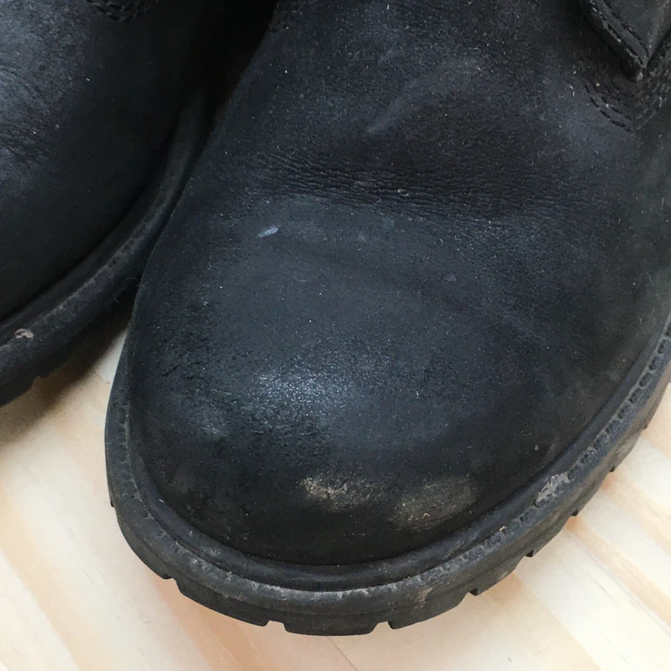 Botas Timberland para mujer 7,5 M 6 pulgadas premium impermeables cuero negro punta de acero Foto 4 de 4