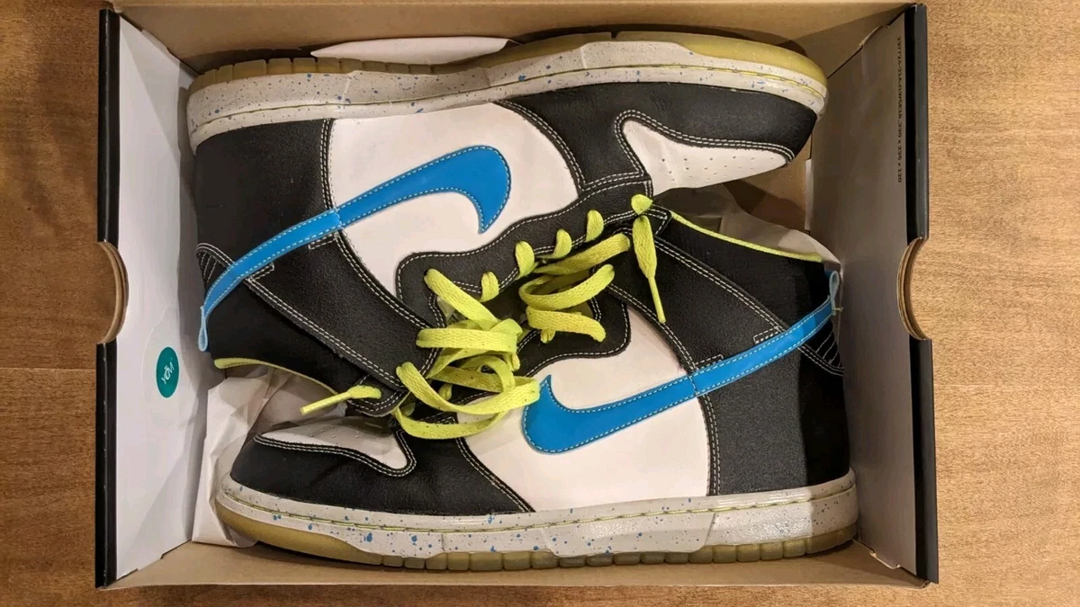 Nike Dunk High SB Premium White Blue Glow Nike Dunk High Retro White Deep Royal – Puffer Reds main image 3