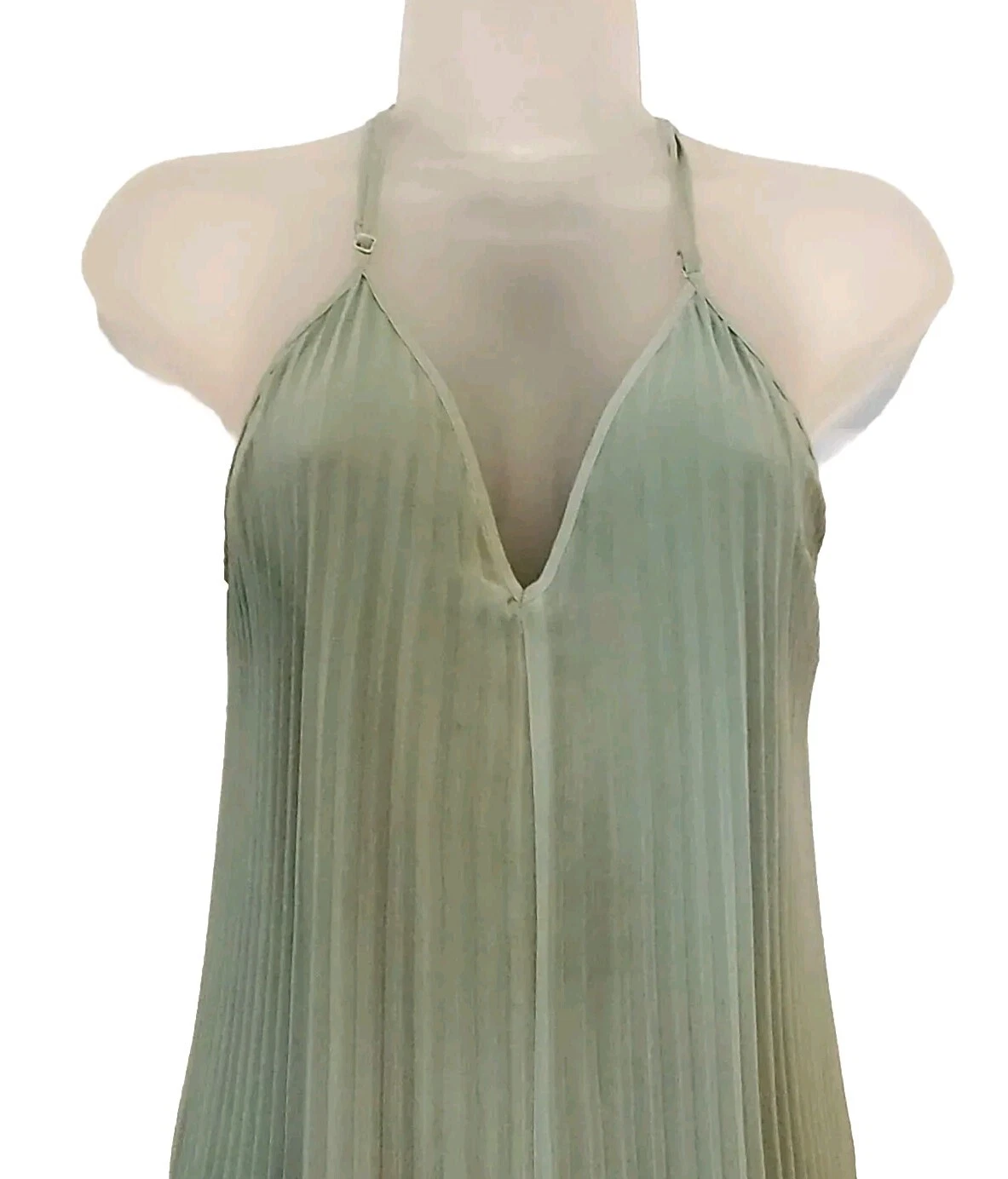 UNDERCOVER Maxi Abito Victorias Secret Chiffon Piegate Medium OTTIME CONDIZIONI