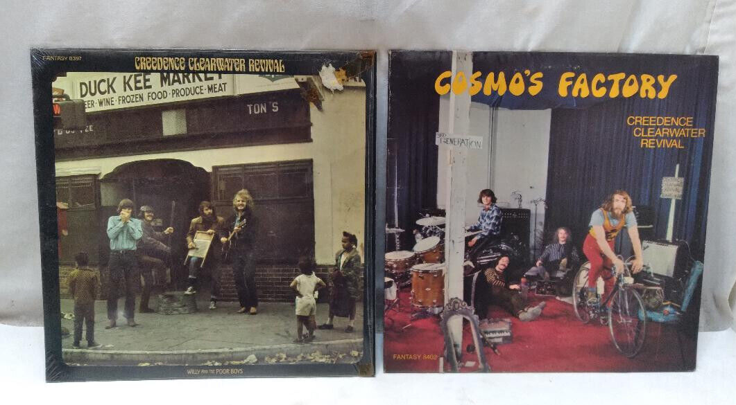 (2) Creedence Clearwater Revival LP's VINYL