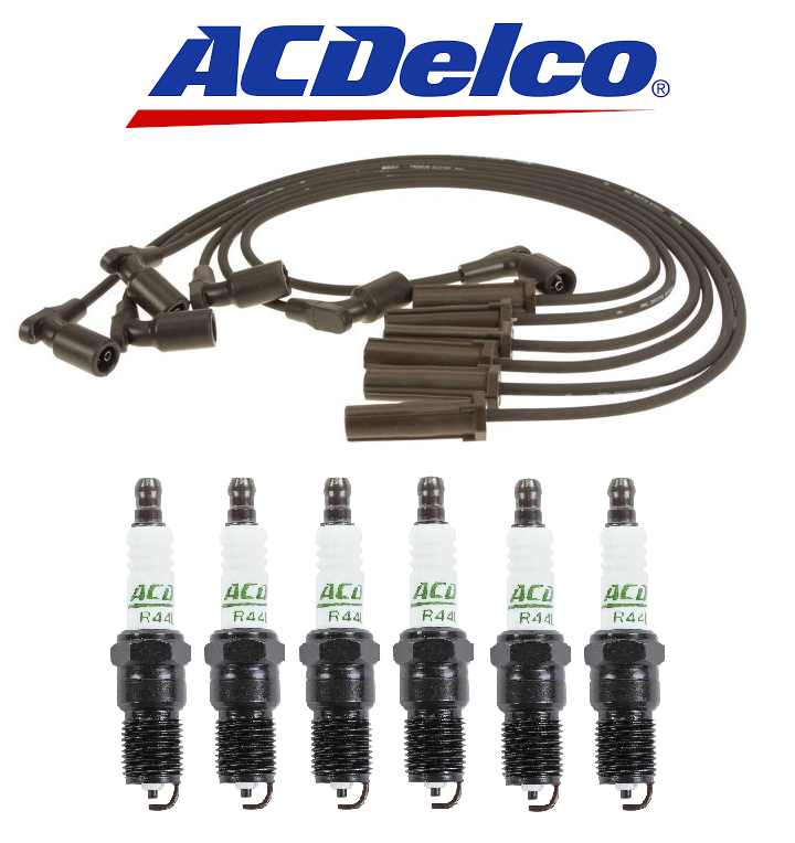 A-Premium 7-Piece Spark Plug Wire Set - Compatible With Chevrolet, GMC, Isuzu & Oldsmobile V6 4.3L