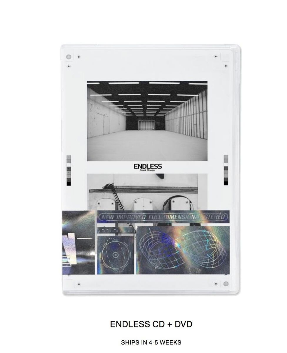 Frank Ocean ENDLESS Limited Edition DVD + CD (SOLD OUT)