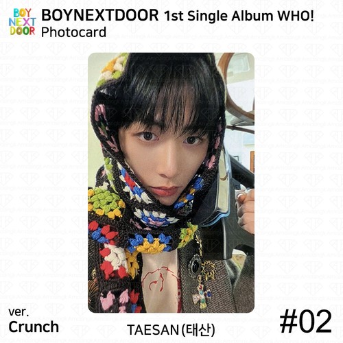 BOYNEXTDOOR 1st Single Album WHO Crunch Ver Who Ver Official Photocard Postcard - Picture 9 of 96
