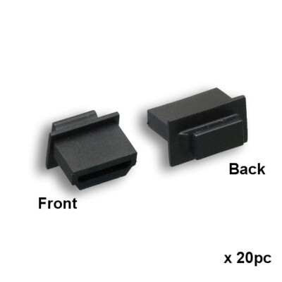 KNTK 20x Units HDMI Anti-Dust Cover w/ Handle for HDMI Type A Socket Port