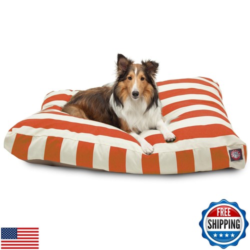 Majestic Pet rechteckiges großes Hundebett waschbar - rutschfestes bequemes Haustierbett - Hund